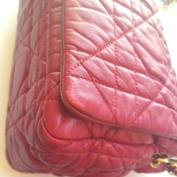 Lambskin Cannage Medium Delidior Flap Red - Picture 8 of 11